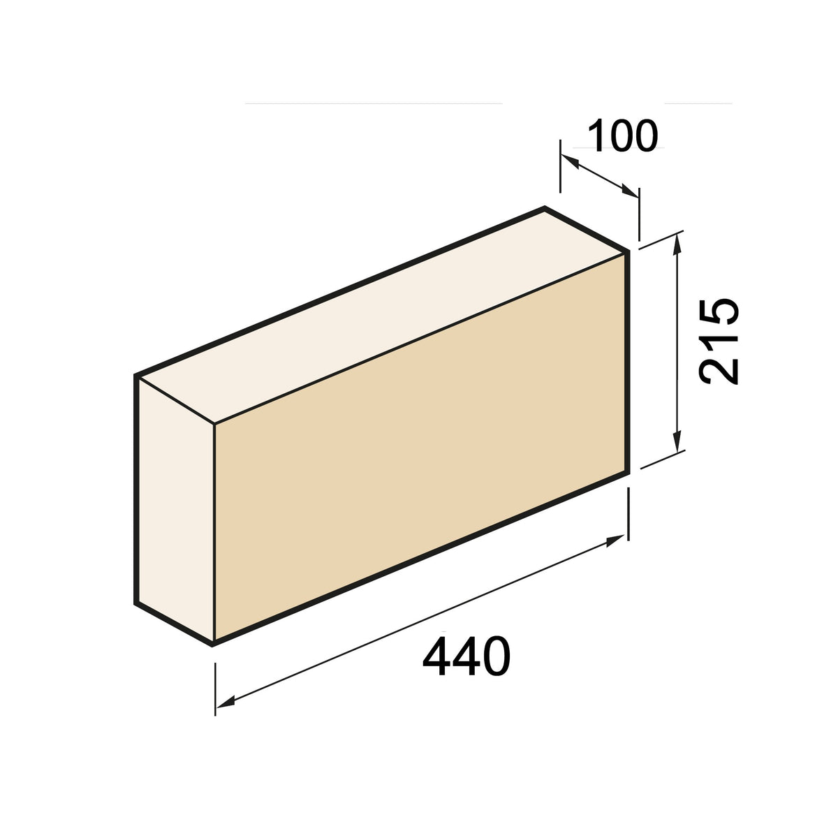Cast Stone Quoin Flat