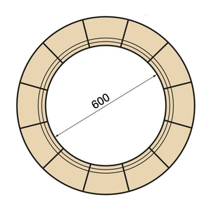 Bullseye Window Surround, Plain