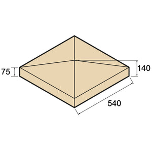 Pier / Pillar Cap, 540mm x 540
